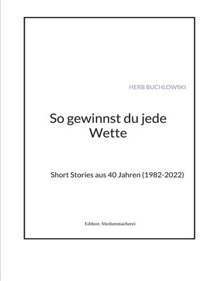 cover image of So gewinnst du jede Wette